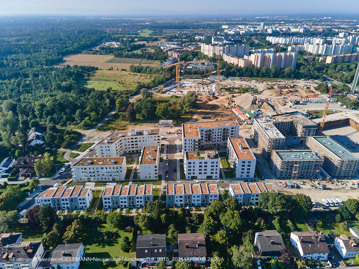 08.09.2021 - Baustelle Alexisquartier in Neuperlach