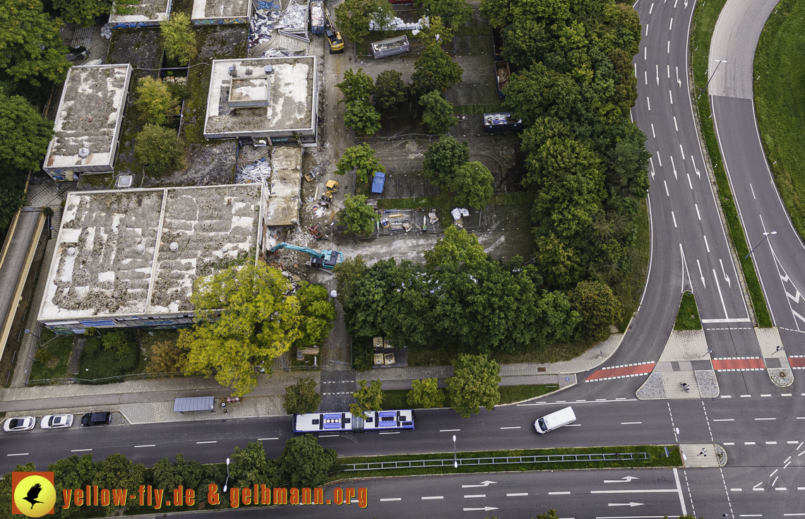 21.09.2021 - Abriss des Quiddezentrums in Neuperlach