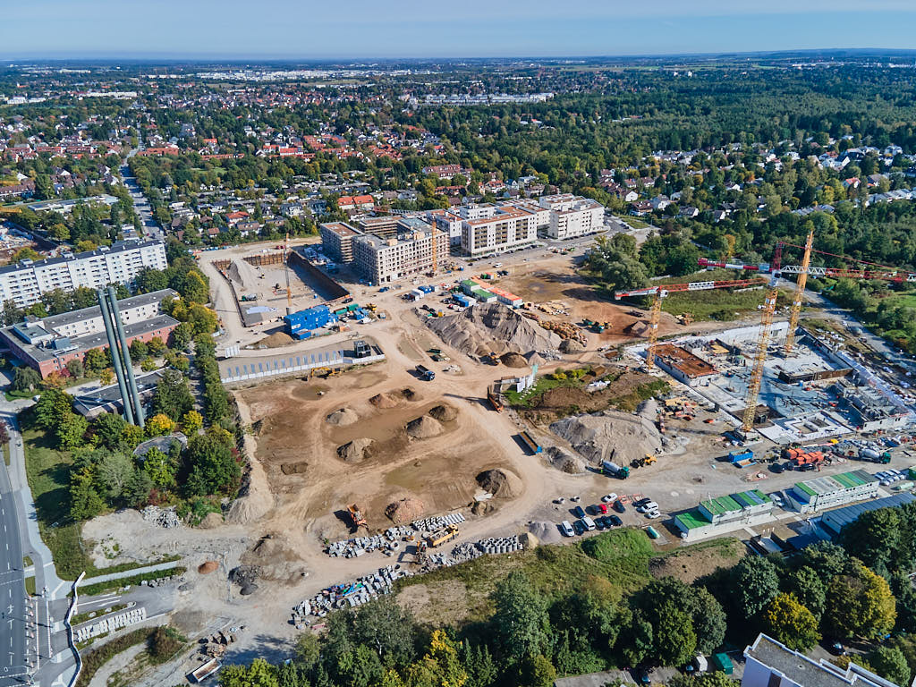 01.10.2021 - Baustelle Pandionverde und Alexisquartier in Neuperlach
