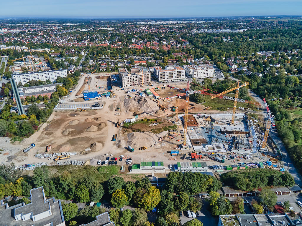 01.10.2021 - Baustelle Pandionverde und Alexisquartier in Neuperlach
