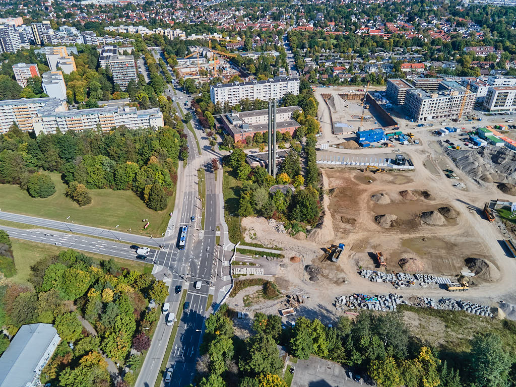 01.10.2021 - Baustelle Pandionverde und Alexisquartier in Neuperlach