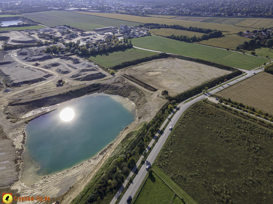 11.10.2021 - Gronsdorf Kieswerk und Riemer See