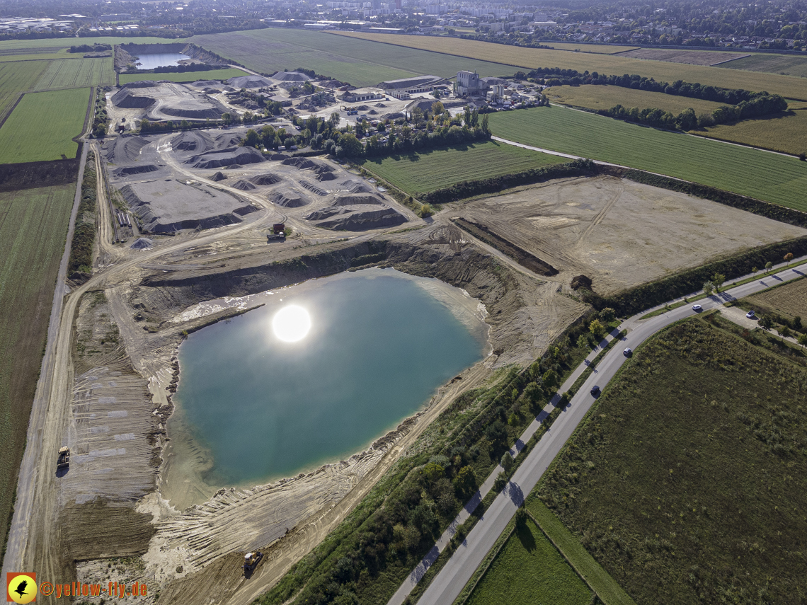11.10.2021 - Gronsdorf Kieswerk und Riemer See
