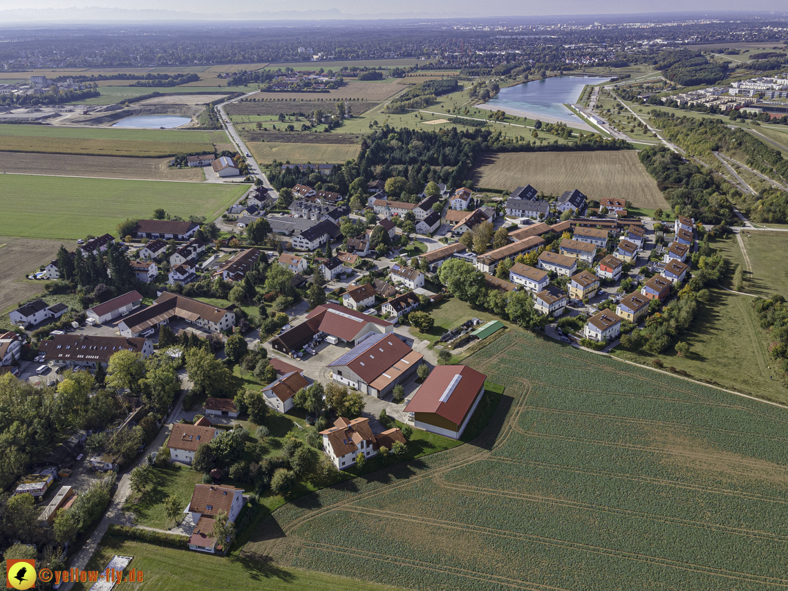 11.10.2021 - Gronsdorf Kieswerk und Riemer See