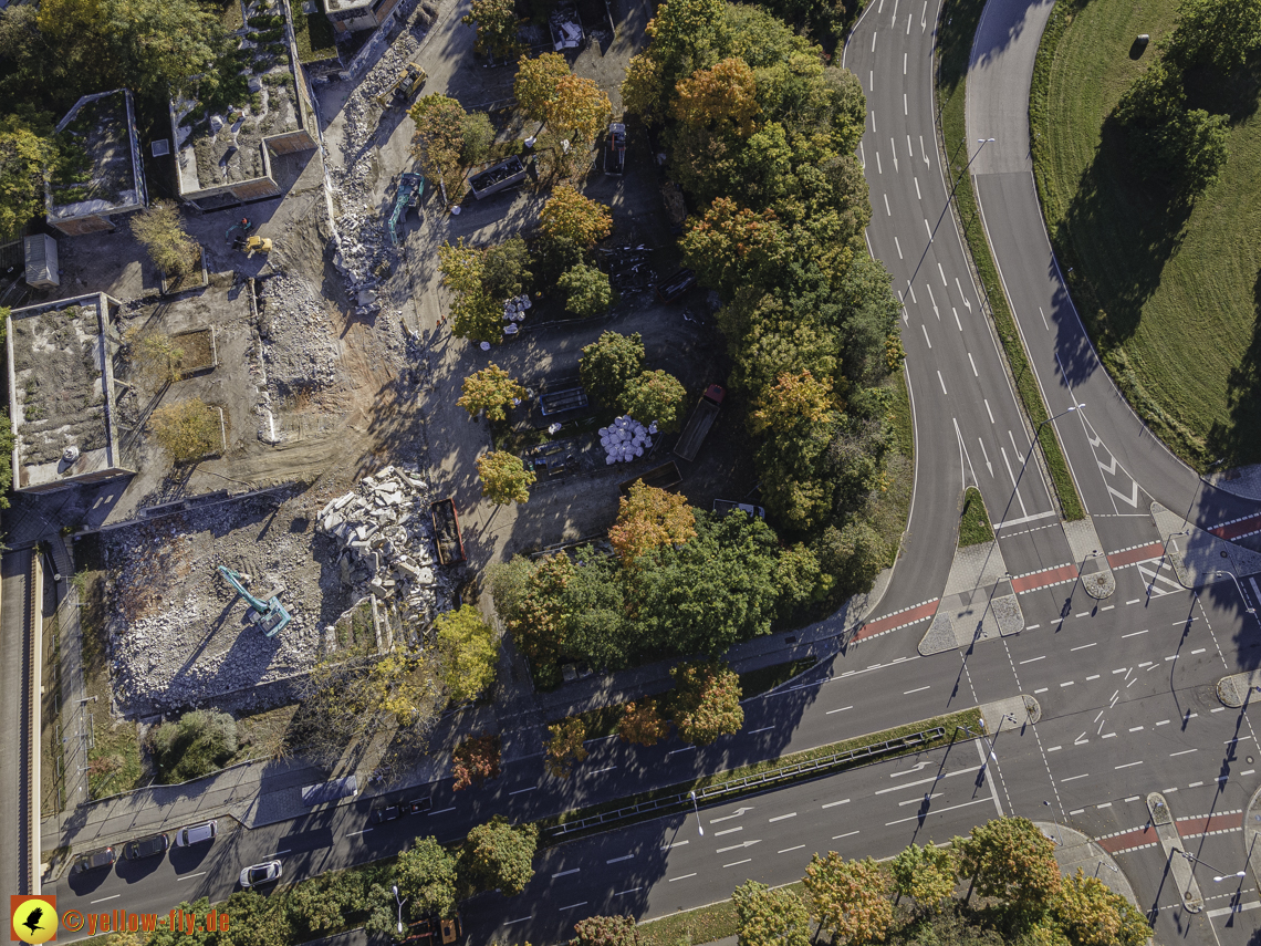 11.10.2021 - Abriss des Quiddezentrums in Neuperlach