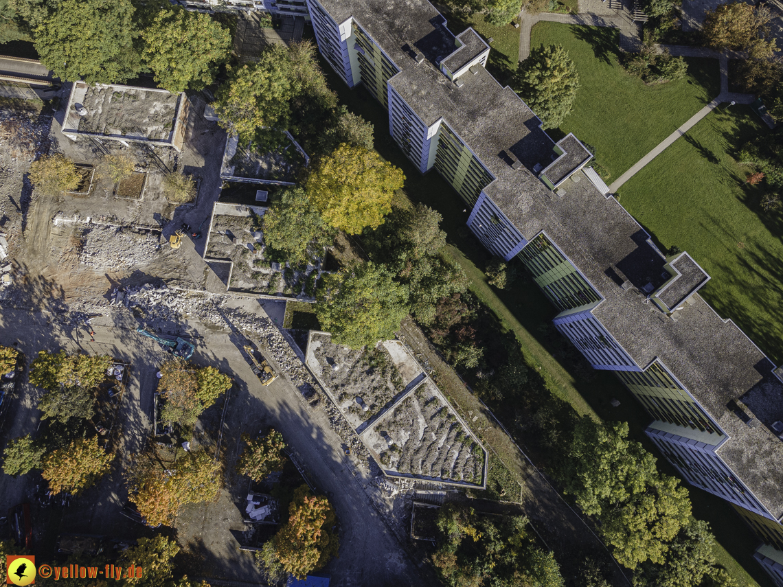 11.10.2021 - Abriss des Quiddezentrums in Neuperlach