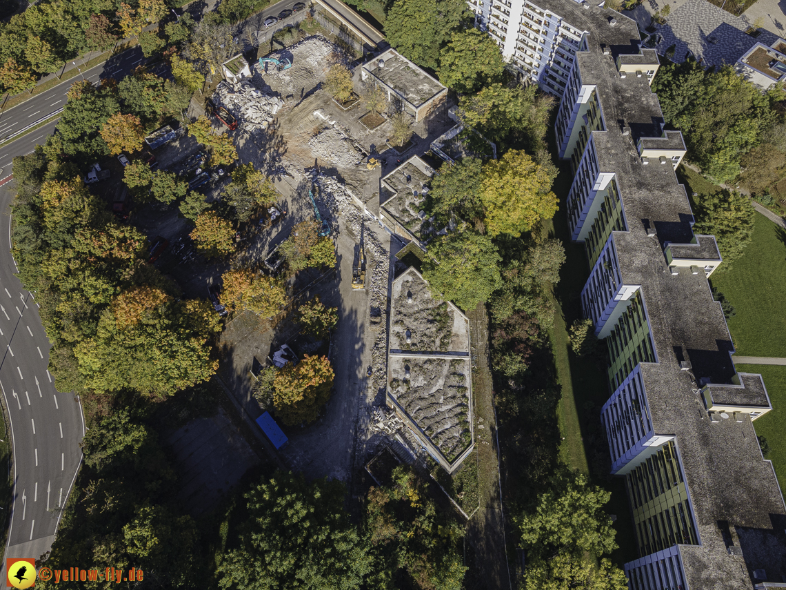 11.10.2021 - Abriss des Quiddezentrums in Neuperlach