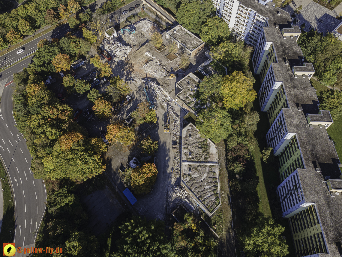 11.10.2021 - Abriss des Quiddezentrums in Neuperlach