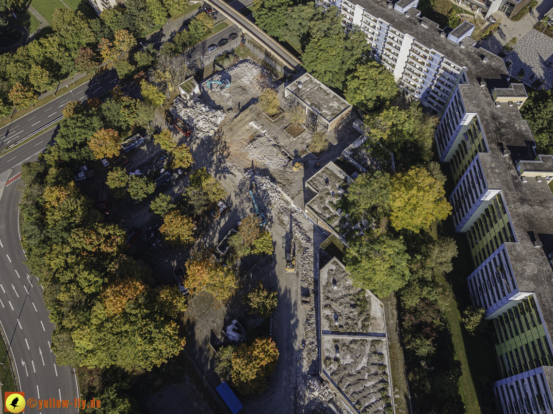 11.10.2021 - Abriss des Quiddezentrums in Neuperlach