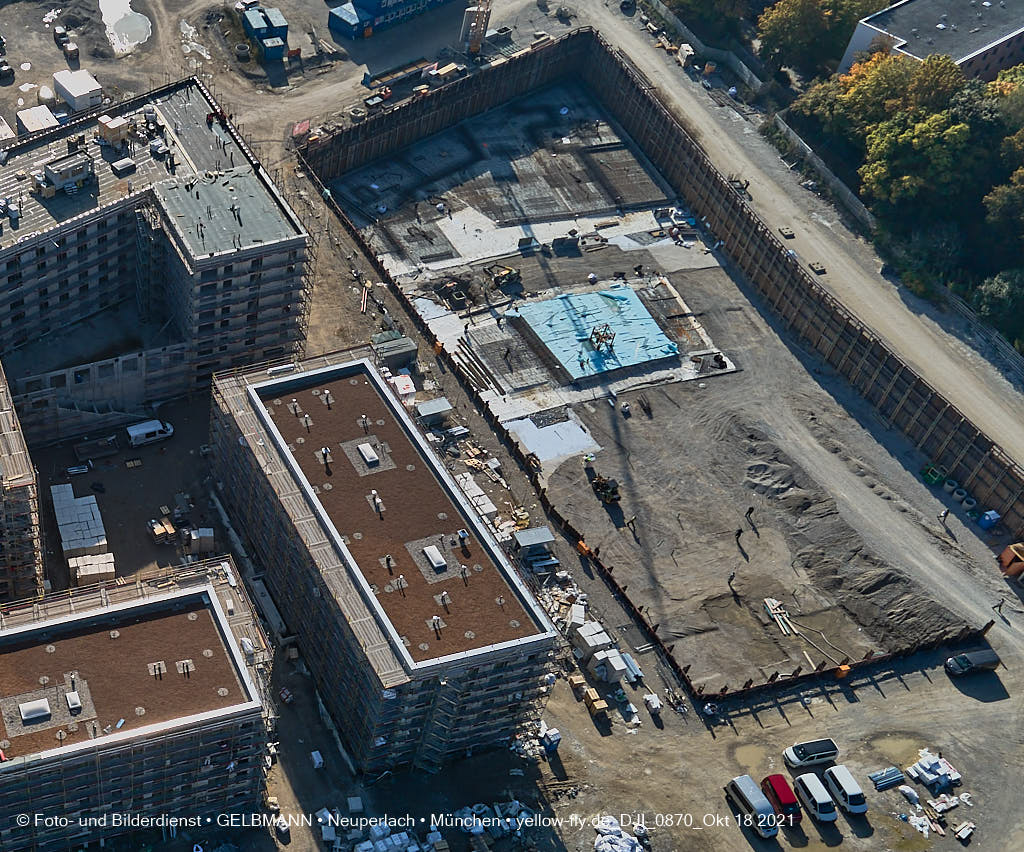 18.10.2021 - Baustelle „Das Duett” und „Townhouses”
