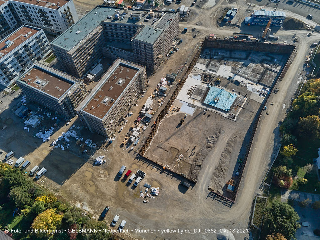18.10.2021 - Baustelle „Das Duett” und „Townhouses”