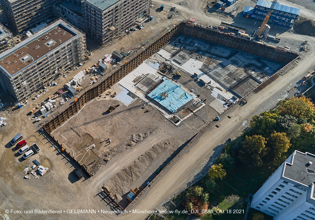 18.10.2021 - Baustelle „Das Duett” und „Townhouses”