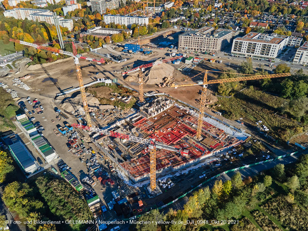 20.10.2021 - Baustelle Pandionverde in Neuperlach