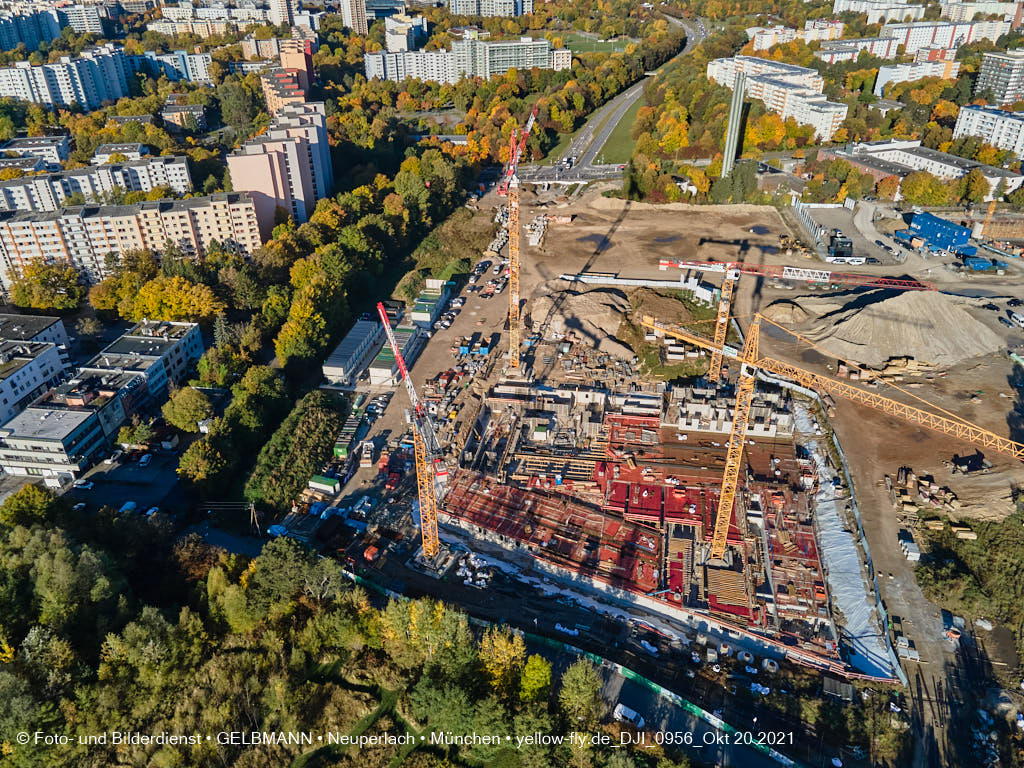 20.10.2021 - Baustelle Pandionverde in Neuperlach