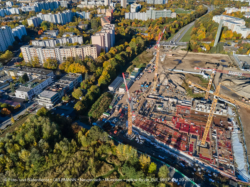 20.10.2021 - Baustelle Pandionverde in Neuperlach
