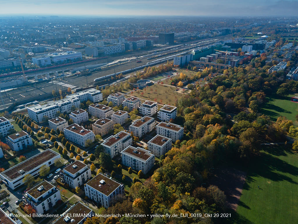 29.10.2021 - Wohnanlage Hirschgarten und paketposthalle
