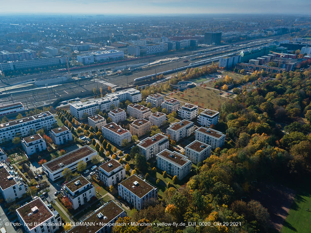 29.10.2021 - Wohnanlage Hirschgarten und paketposthalle
