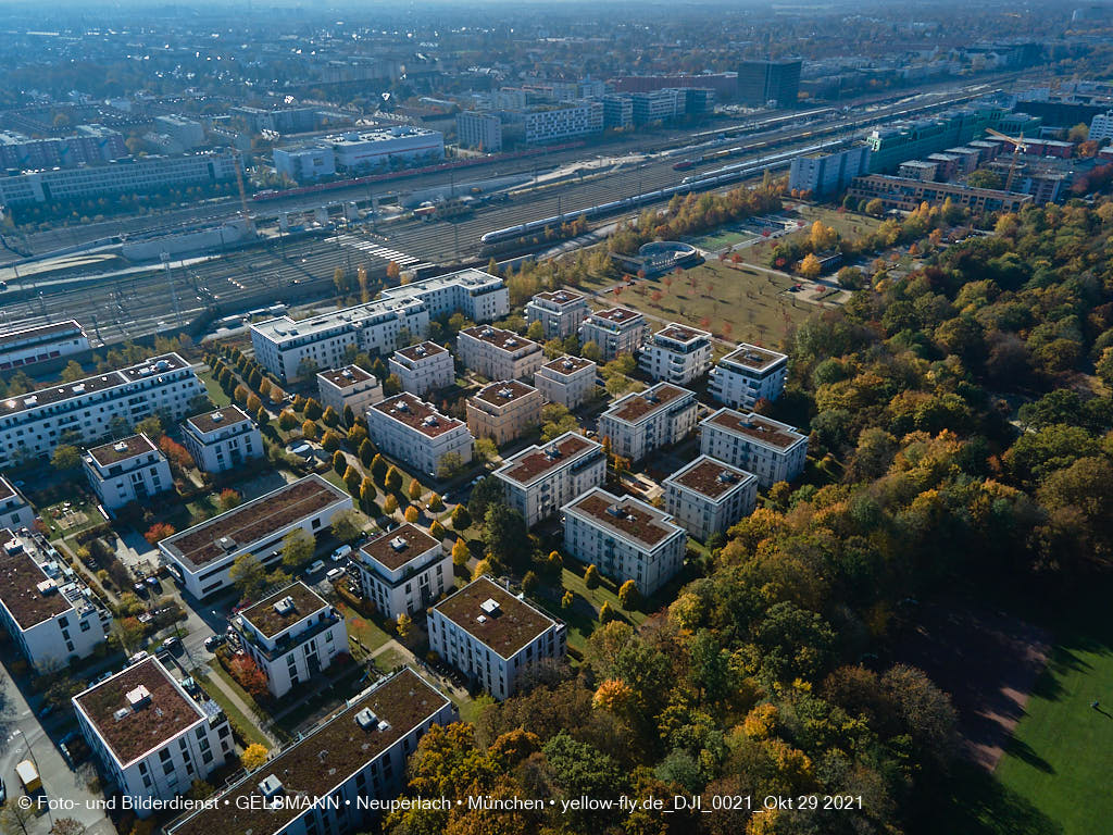 29.10.2021 - Wohnanlage Hirschgarten und paketposthalle