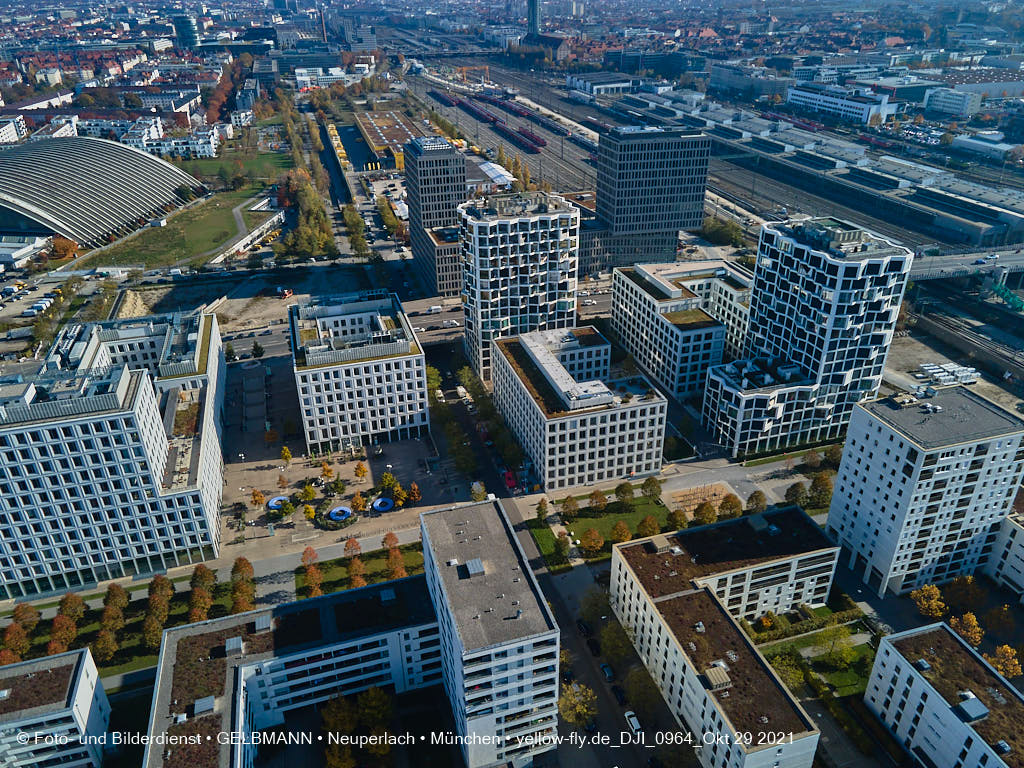 29.10.2021 - Wohnanlage Hirschgarten und paketposthalle