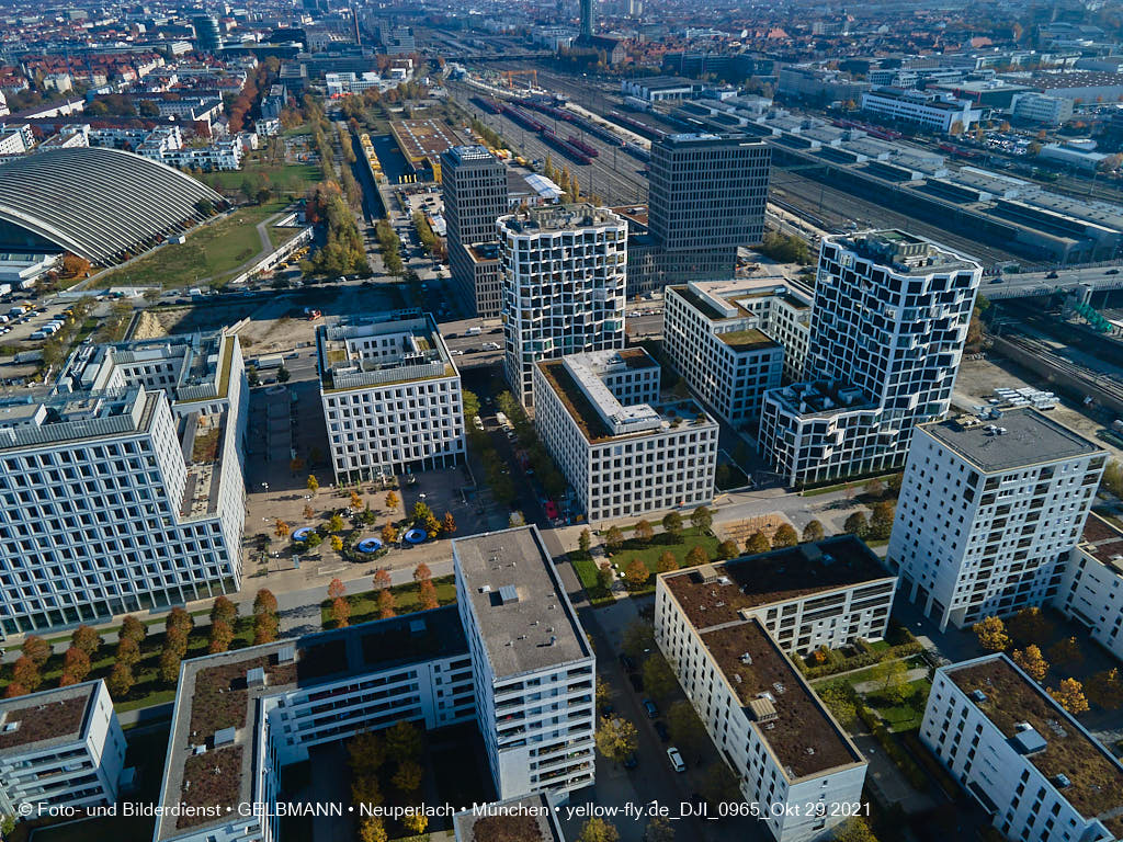 29.10.2021 - Wohnanlage Hirschgarten und paketposthalle