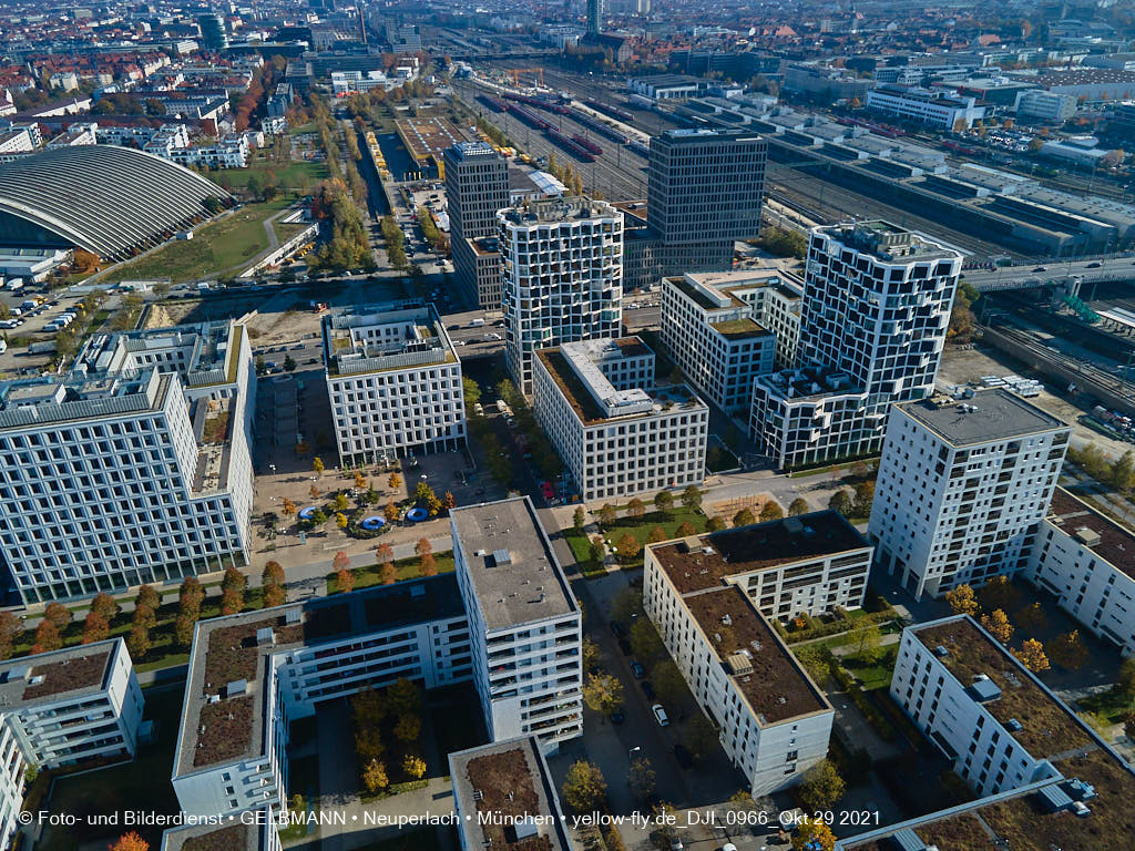 29.10.2021 - Wohnanlage Hirschgarten und paketposthalle