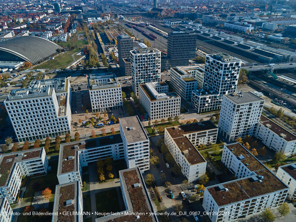 29.10.2021 - Wohnanlage Hirschgarten und paketposthalle
