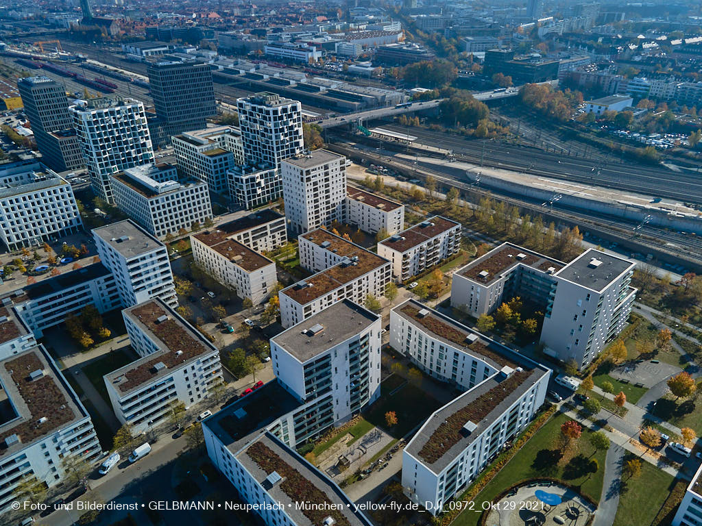 29.10.2021 - Wohnanlage Hirschgarten und paketposthalle