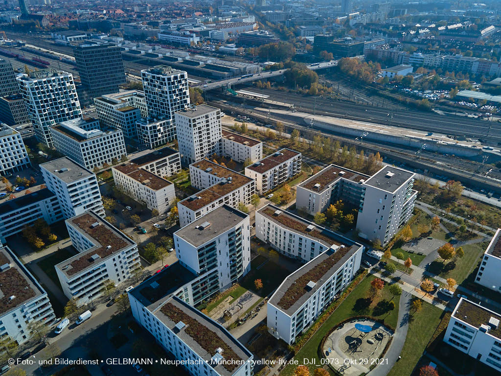 29.10.2021 - Wohnanlage Hirschgarten und paketposthalle