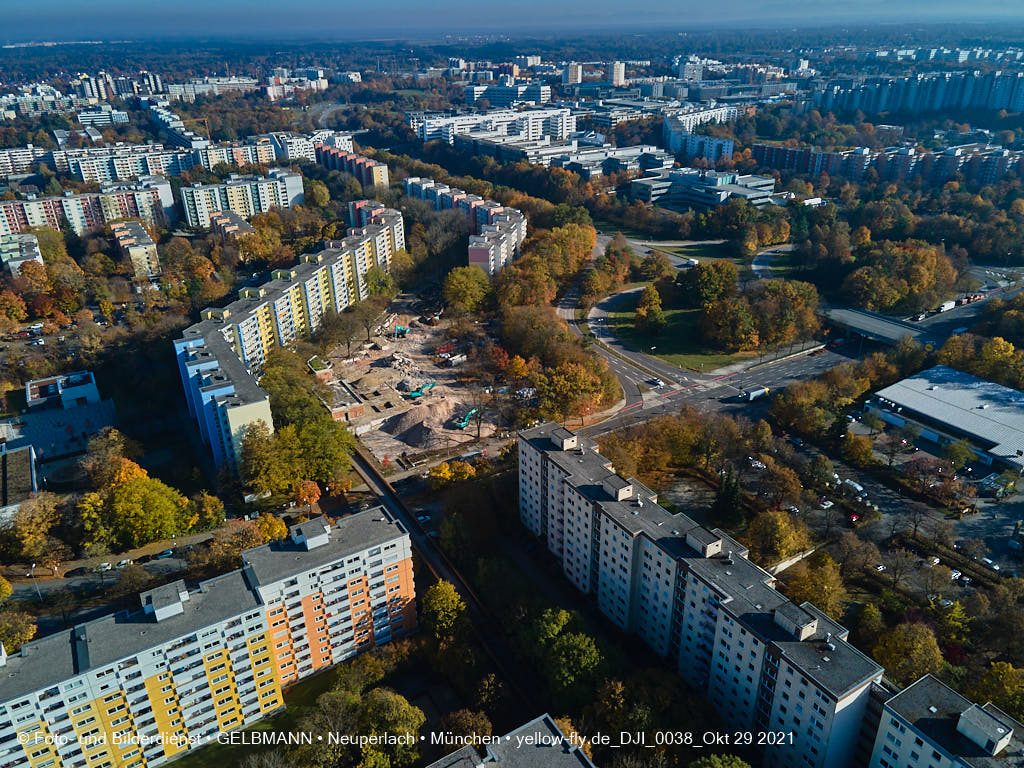 29.10.2021 - Quiddezentrum voll im Abriss in Neuperlach