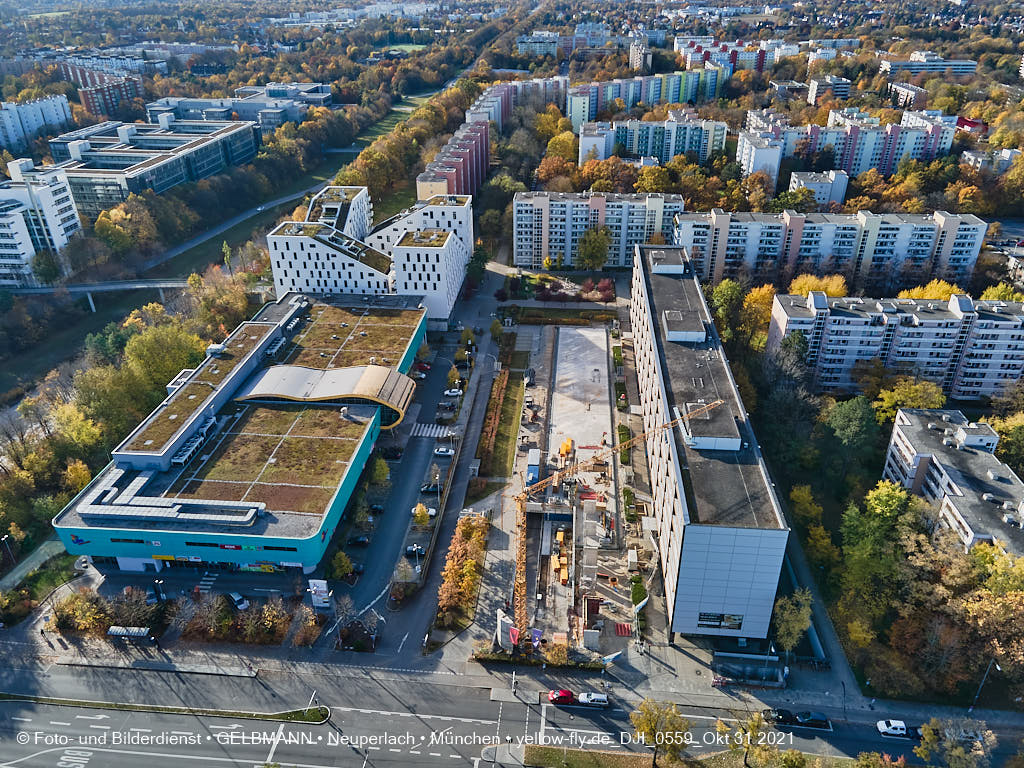 31.10.2021 - Baustelle Montessori Schule in Neuperlach