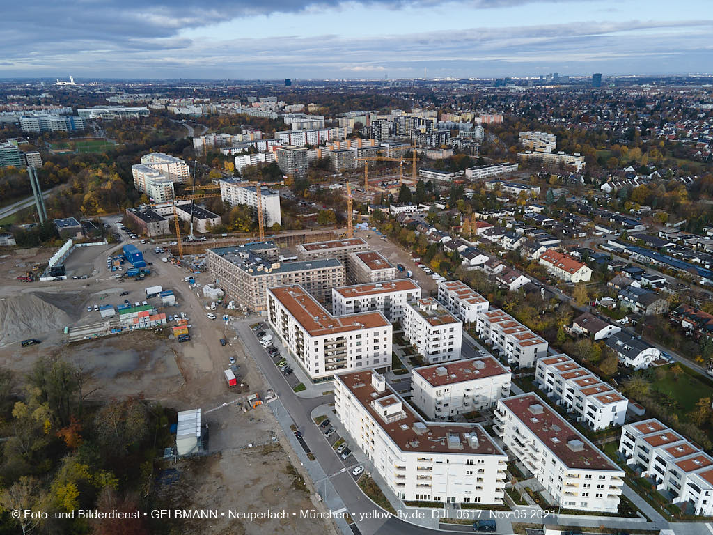 05.11.2021 - Baustelle Alexisquartier „Das Duett” in Neuperlach