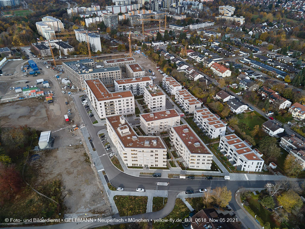 05.11.2021 - Baustelle Alexisquartier „Das Duett” in Neuperlach