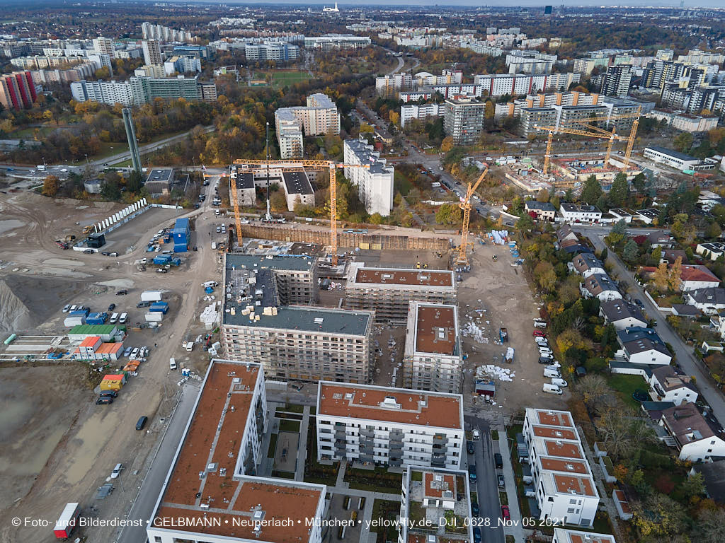 05.11.2021 - Baustelle Alexisquartier „Das Duett” in Neuperlach