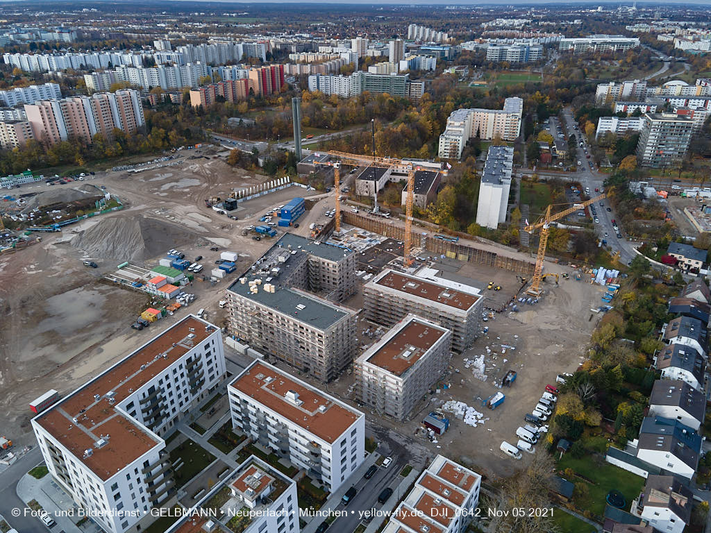 05.11.2021 - Baustelle Alexisquartier „Das Duett” in Neuperlach