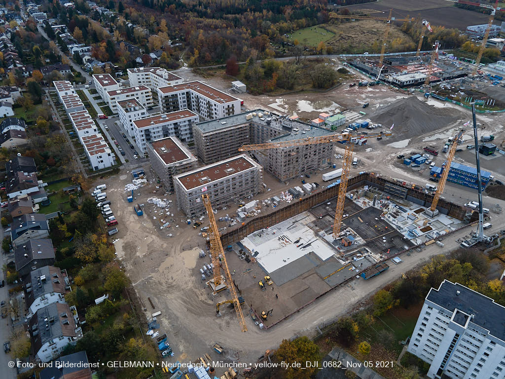 05.11.2021 - Baustelle Alexisquartier „Das Duett” in Neuperlach