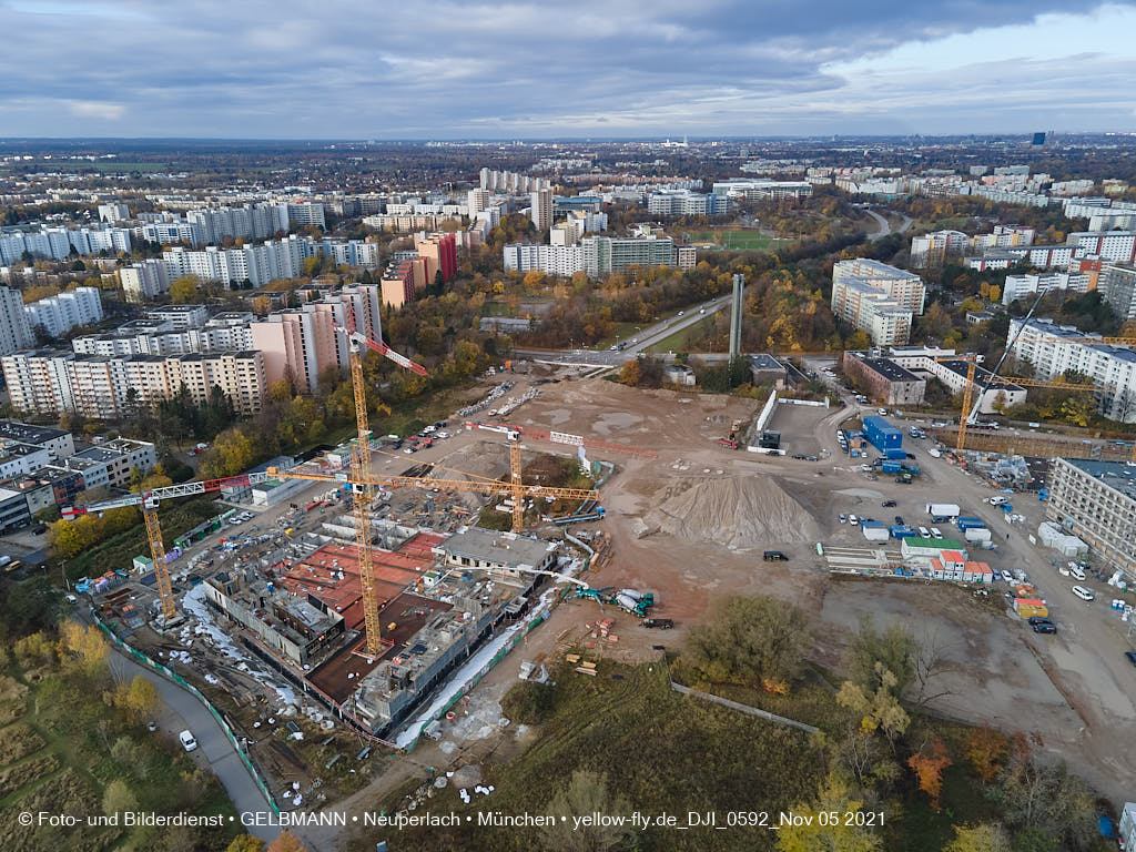 06.11.2021 - Baustelle PANDIONVERDE in Neuperlach