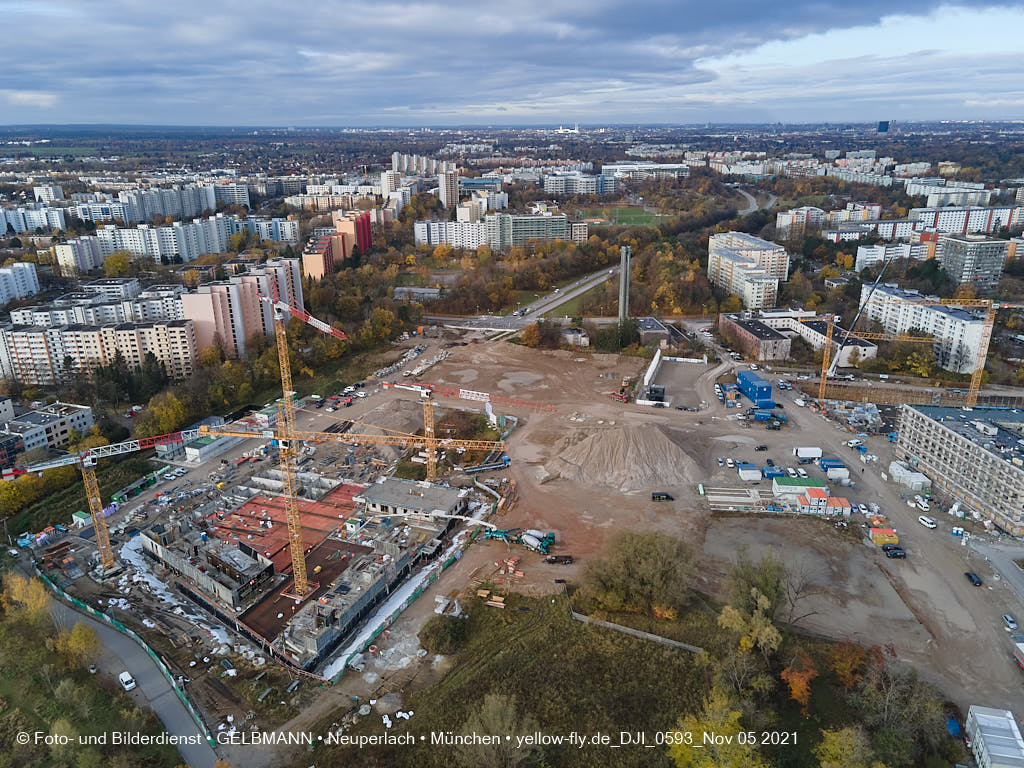 06.11.2021 - Baustelle PANDIONVERDE in Neuperlach