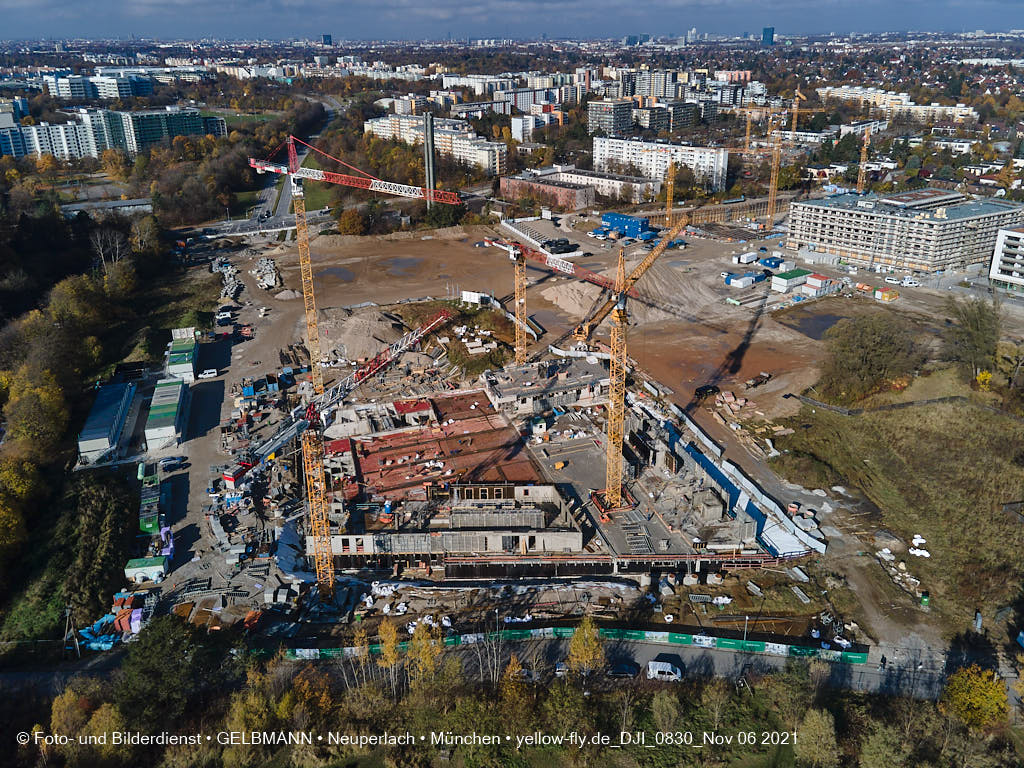 06.11.2021 - Baustelle PANDIONVERDE in Neuperlach