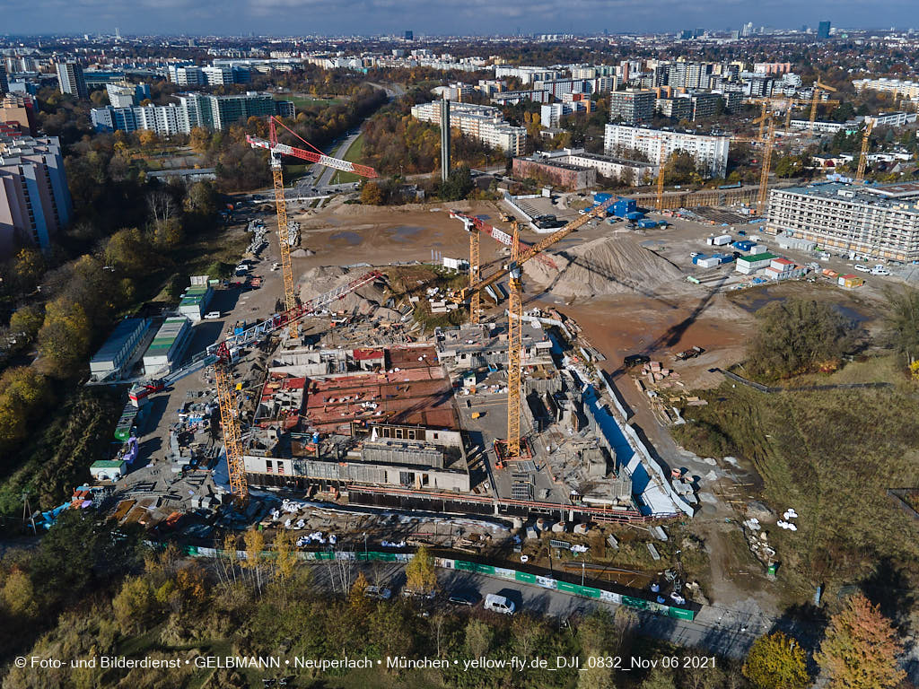 06.11.2021 - Baustelle PANDIONVERDE in Neuperlach