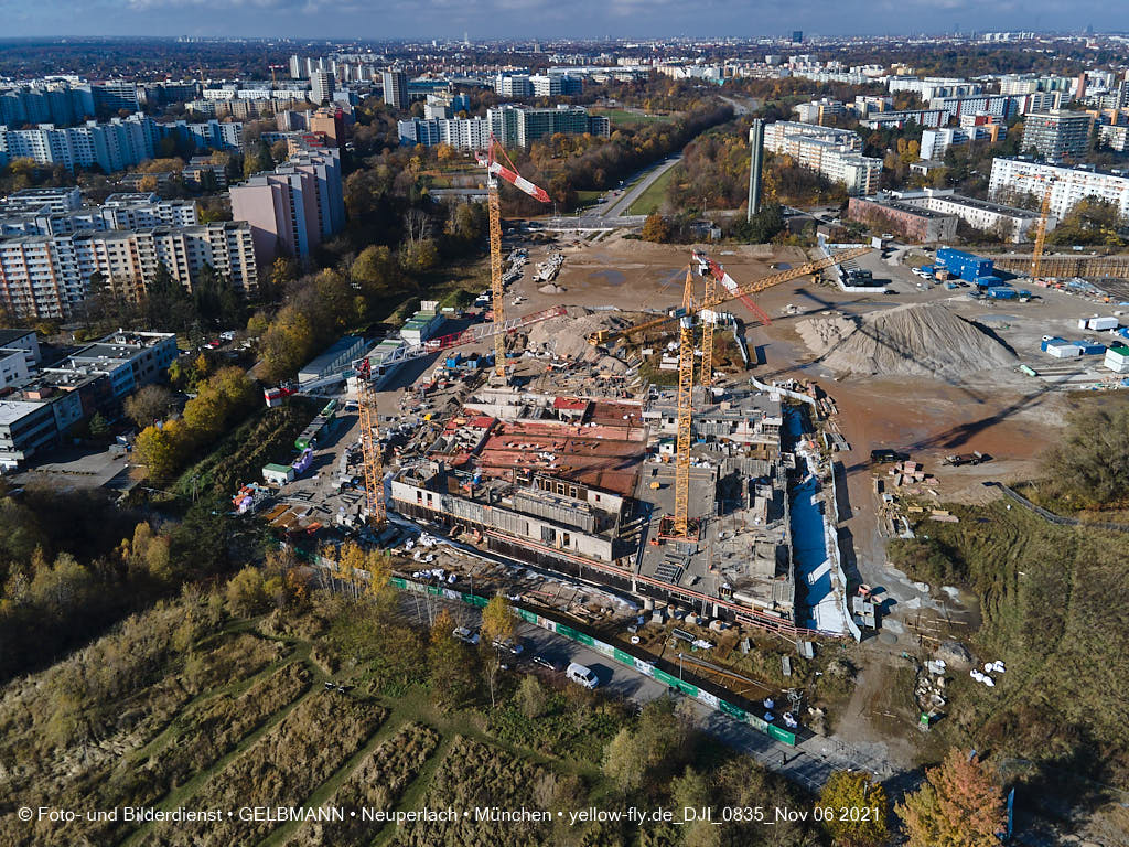 06.11.2021 - Baustelle PANDIONVERDE in Neuperlach
