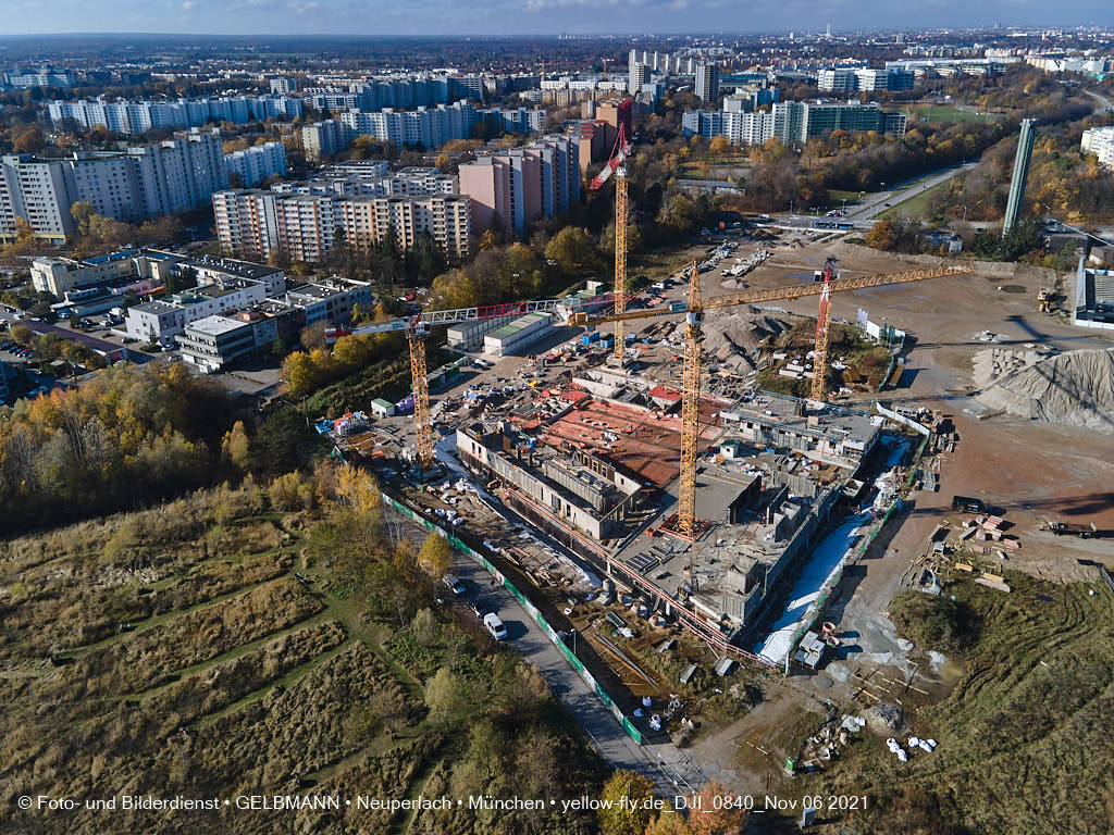 06.11.2021 - Baustelle PANDIONVERDE in Neuperlach