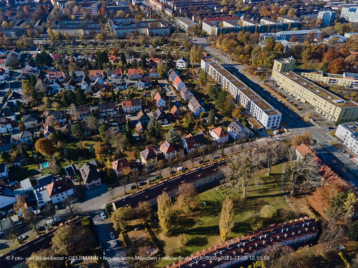 09.11.2021 - Baustelle Maikäfersiedlung in Ber am Laim und  Neuperlach