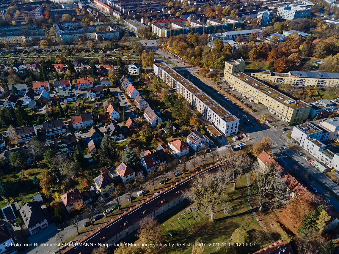 09.11.2021 - Baustelle Maikäfersiedlung in Ber am Laim und  Neuperlach