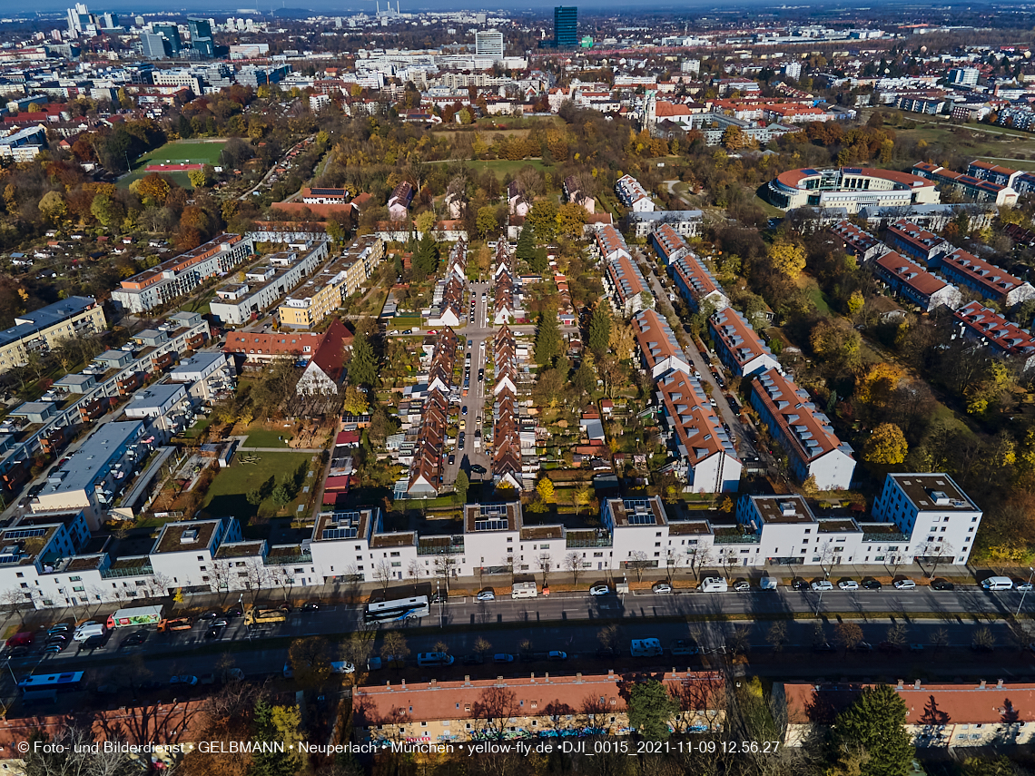 09.11.2021 - Baustelle Maikäfersiedlung in Ber am Laim und  Neuperlach