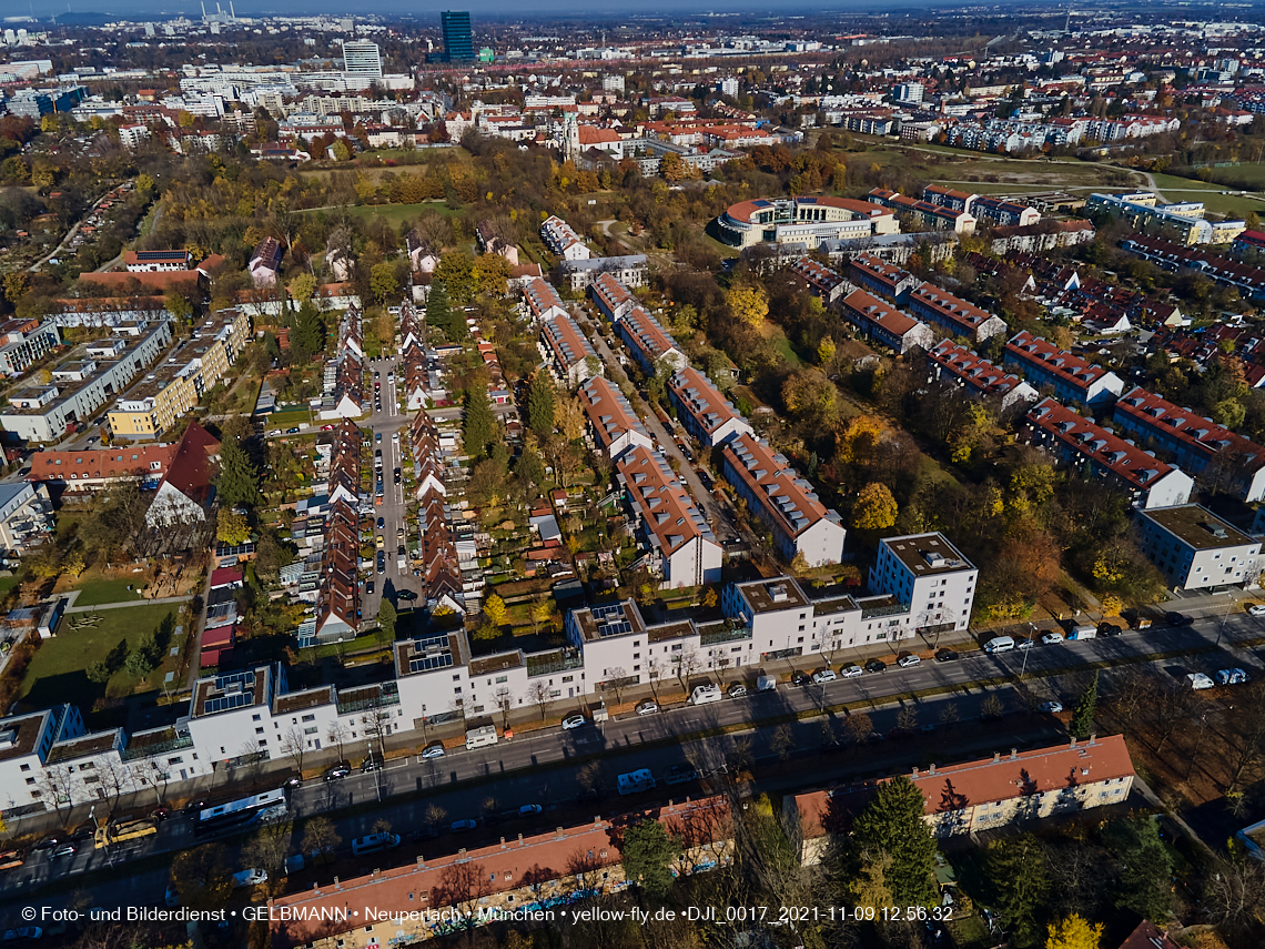 09.11.2021 - Baustelle Maikäfersiedlung in Ber am Laim und  Neuperlach