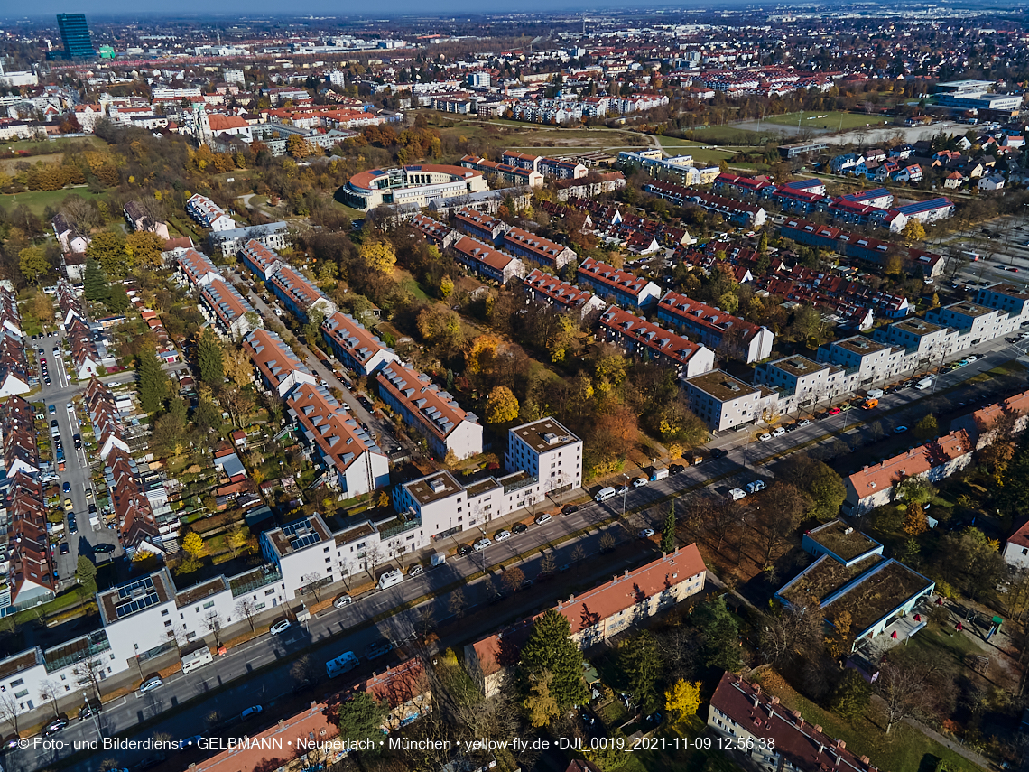 09.11.2021 - Baustelle Maikäfersiedlung in Ber am Laim und  Neuperlach