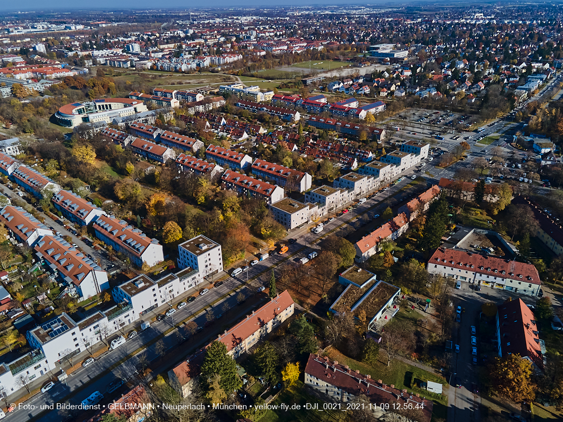 09.11.2021 - Baustelle Maikäfersiedlung in Ber am Laim und  Neuperlach