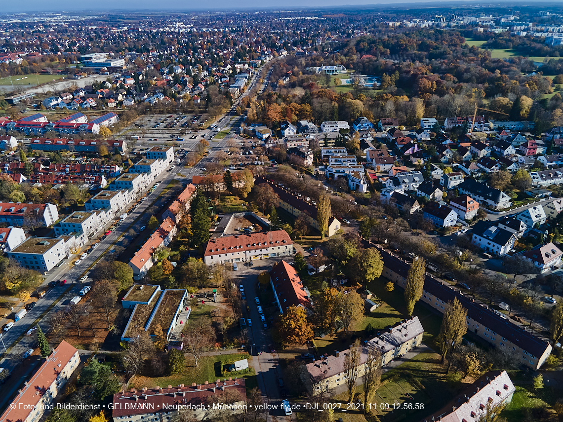 09.11.2021 - Baustelle Maikäfersiedlung in Ber am Laim und  Neuperlach