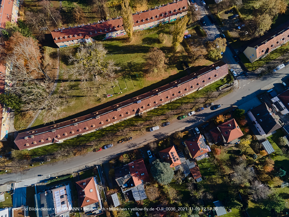 09.11.2021 - Baustelle Maikäfersiedlung in Ber am Laim und  Neuperlach