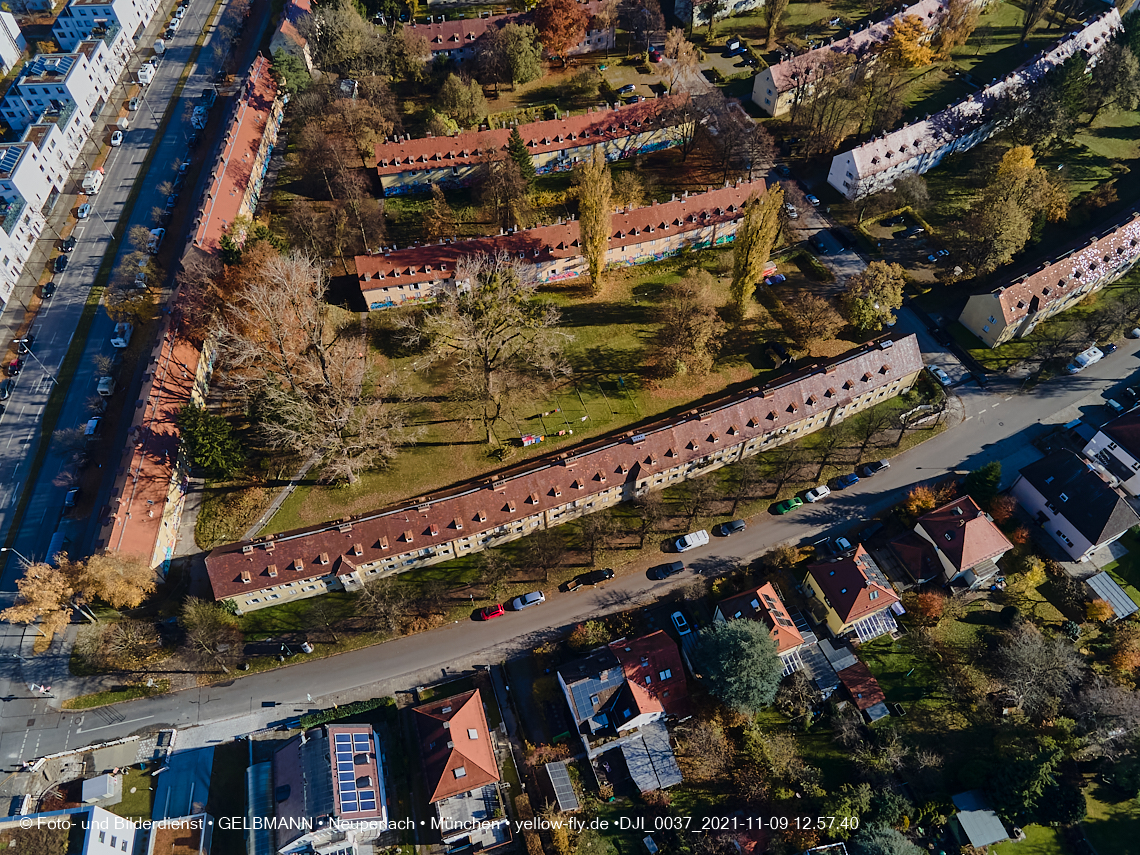 09.11.2021 - Baustelle Maikäfersiedlung in Ber am Laim und  Neuperlach